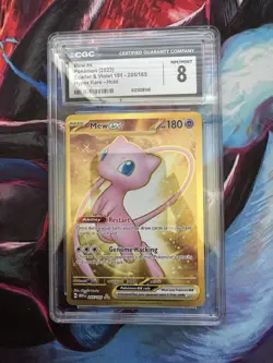 Pokemon Company CGC 8 Mew ex 205/165 SV 151 Hyper Rare Holo EN 2023 - Image 1