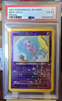 Pokemon Southern islands Mew Psa 4 - Image 1