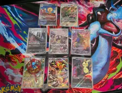 x8 Pokemon IR Bundle inc Ethan Typhlosion Mimikyu tyranitar riolu etc - Image 1