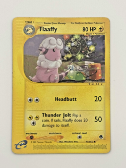 Pokemon TCG Flaaffy 77/165 Expedition Regular Uncommon MP - Image 2