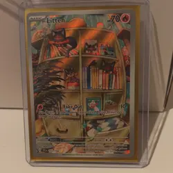 Pokemon Litten 167/162 SV05 Temporal Forces Illustration Rare Holo Full Art ENG - Image 1