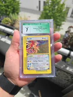 Pokemon Skyridge Crystal Ho-Oh 149/144 CGC 7 German Vintage - Image 1