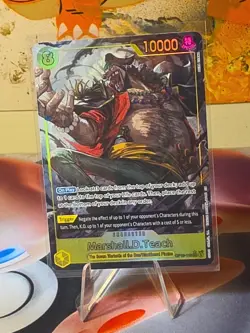 Marshall.D.Teach OP16-119 (SEC Alternate Art) - One Piece The Time of Battle - Image 3