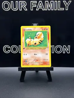 Pokemon GROWLITHE 68/105 Neo Destiny 1st Edition Pokemon Card LP Regular WOTC - Image 1