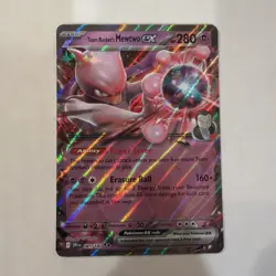 Pokemon TCG Team Rockets Mewtwo EX Double Rare Card 081/182 - Image 1
