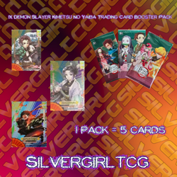 1x Demon Slayer Kimetsu No Yaiba Trading Card Booster Pack Mugen Train 1x pack - Image 1