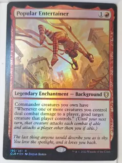 Popular Entertainer - FOIL - Commander: Baldur's Gate - Magic the Gathering MTG - Image 1