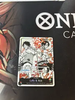 ST30-001 Luffy & Ace leader Alt Art (Parallel) One Piece Card Game ENGLISH Deck - Image 1