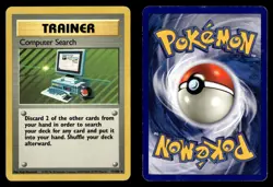 Computer Search 71/102 Rare Base Set Unlimited Pokemon Card - 4 - Image 1