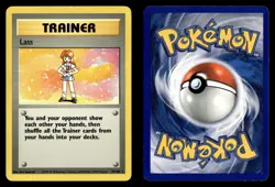 Lass 75/102 Rare Base Set Unlimited Pokemon Card - 5 - Image 1