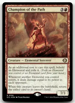 Champion of the Path #130 (Foil) (NM) Lorwyn Eclipsed ECL Magic MTG - Image 1