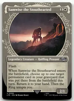 Samwise the Stouthearted (Showcase) #306 (NM) Lord of the Rings LTR Magic MTG - Image 1