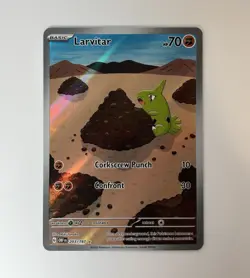Pokemon Larvitar 203/197 - NM/M - Obsidian Flames - Image 1