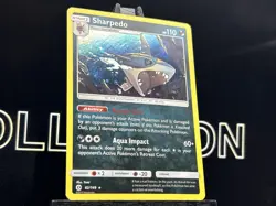 Sharpedo 82/149 Cosmos Holo Promo Pokemon 2017 Sun & Moon LP - Image 4