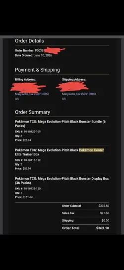 PITCH BLACK 2x Pokemon Center ETB, 2x Booster Bundle, 1x Booster Box *PRESALE* - Image 2