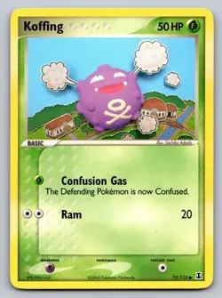Pokemon TCG Koffing - Delta Species 72/113 NM - Image 1