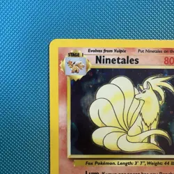 Pokemon Vintage Holo Ninetales 12/102 Base Set WotC 1999 - Image 2