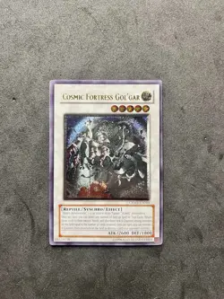 Yu-Gi-Oh! Cosmic Fortress Gol'gar CRMS-EN044 Ultimate Rare Unlimited LP/MP - Image 1