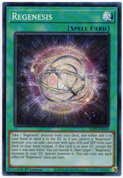 Regenesis ALIN-EN059 Alliance Insight Secret Rare NM Yu-Gi-Oh! TCG - Image 1