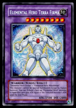 Elemental Hero Terra Firma - PP02-EN009 NM Secret Rare Premium Pack 2 Yu-Gi-Oh - Image 1