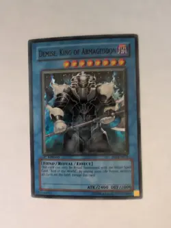 Demise, King of Armageddon SOI-EN035 - Super Rare 1st EDITION NM Yugioh - Image 1