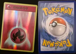 Fire Energy 92/108 Common Evolutions Pokemon Reverse Holo Near Mint - Image 1