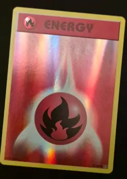 Fire Energy 92/108 Common Evolutions Pokemon Reverse Holo Near Mint - Image 2