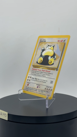 Snorlax 27/64 - Pokemon Jungle Unlimited Rare Card WOTC MP - Image 2