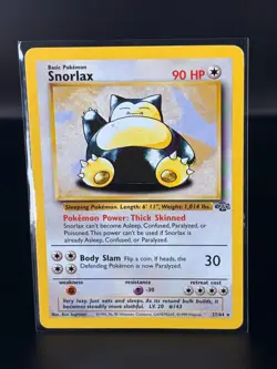 Snorlax – 27/64 – Regular Rare – Jungle (Unlimited) – Pokemon TCG – MP/LP - Image 1