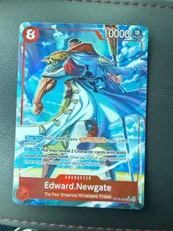 OP16-003 Edward Newgate SR Alt Art The Time For Battle ne Piece TCG English - Image 1
