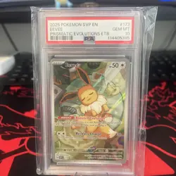 Pokemon PSA 10 Eevee 173 SV: Scarlet & Violet Promo Cards Holo English 2025 - Image 1