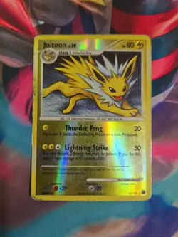Pokemon Card - Jolteon Majestic Dawn 23/100 Rare Reverse Holo Heavily Played - Image 1