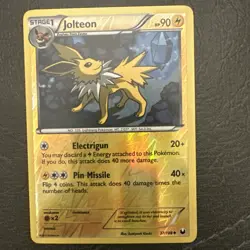 Jolteon 37/108 Dark Explorers Reverse Holo Pokemon Card - NM - Image 1