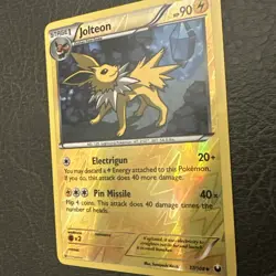 Jolteon 37/108 Dark Explorers Reverse Holo Pokemon Card - NM - Image 2