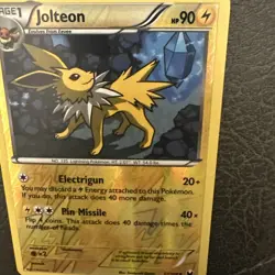 Jolteon 37/108 Dark Explorers Reverse Holo Pokemon Card - NM - Image 4