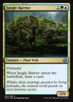 Jungle Barrier - Near Mint MTG Iconic Masters - Image 1