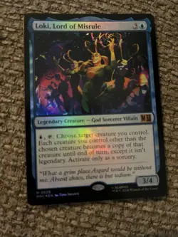 Loki, Lord Of Misrule Foil Marvel Super Heroes Mtg Nm 0628 - Image 1