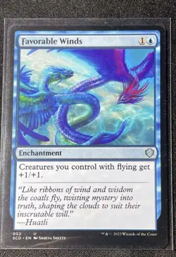 Magic: The Gathering (MTG) - Favorable Winds - Starter Commander Decks SCD 052U - Image 1