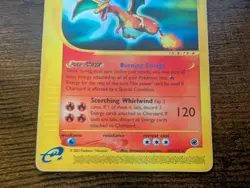 Pokemon Expedition Base Set Charizard 40/165 Non-Holo Rare E-Reader - Image 3