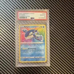 Pokemon TCG Kyogre 021/072 Shining Fates Amazing Rare Holo PSA 10 2021 - Image 1