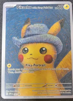 Pikachu With Grey Felt Hat #85 Pokemon - Image 1