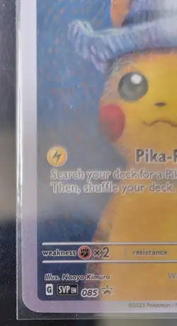 Pikachu With Grey Felt Hat #85 Pokemon - Image 4