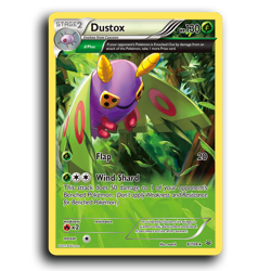 Dustox 8/108 Rare Roaring Skies Pokemon NM - Image 1