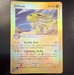 Nintendo Jolteon EX Sandstorm 6/100 Reverse Holo Rare English 2003 70 HP - Image 1