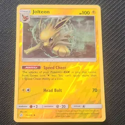 Pokemon TCG Jolteon 70/236 SM Cosmic Eclipse Reverse Holo English 100 HP - Image 1