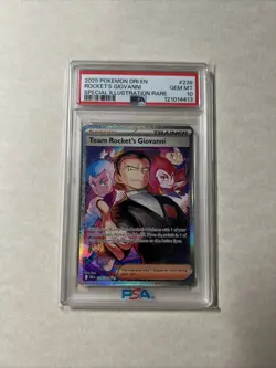 2025 POKEMON DRI-EN PSA 10 TEAM ROCKET’S GIOVANNI SPECIAL ILLUSTRATION RARE 238 - Image 1
