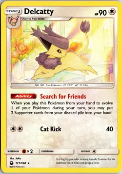 Delcatty 121/168 Holo R Celestial Storm Pokemon Holo NM/M - Image 1