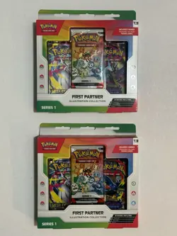 Pokemon TCG First Partner Illustration Collection Series 1 - 2 boxes SEALED NEW - Image 1