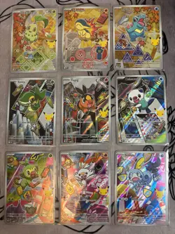 Pokemon Complete Series 2 First Partner Illustration Set Of 9 Cards NEW - Image 1