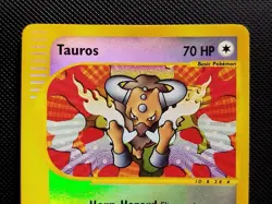 (GD-EX) Tauros 133/165 2002 Expedition Base Set Reverse Holo Pokemon Card - Image 3